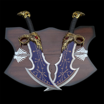 Steel Blades of Chaos Life-size Metal Replica