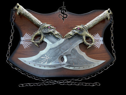 Steel Blades of Chaos Life-size Metal Replica