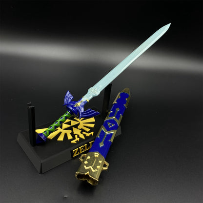 Link Master Sword Metal Miniature 28CM/11" - Dull Blade Collectibles