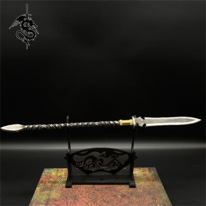 High-End Steel Hand Forged Long Handle Spear 33CM/13"