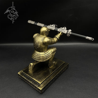 Middle Age Knight Display Stand Luxury Pen Display Holder