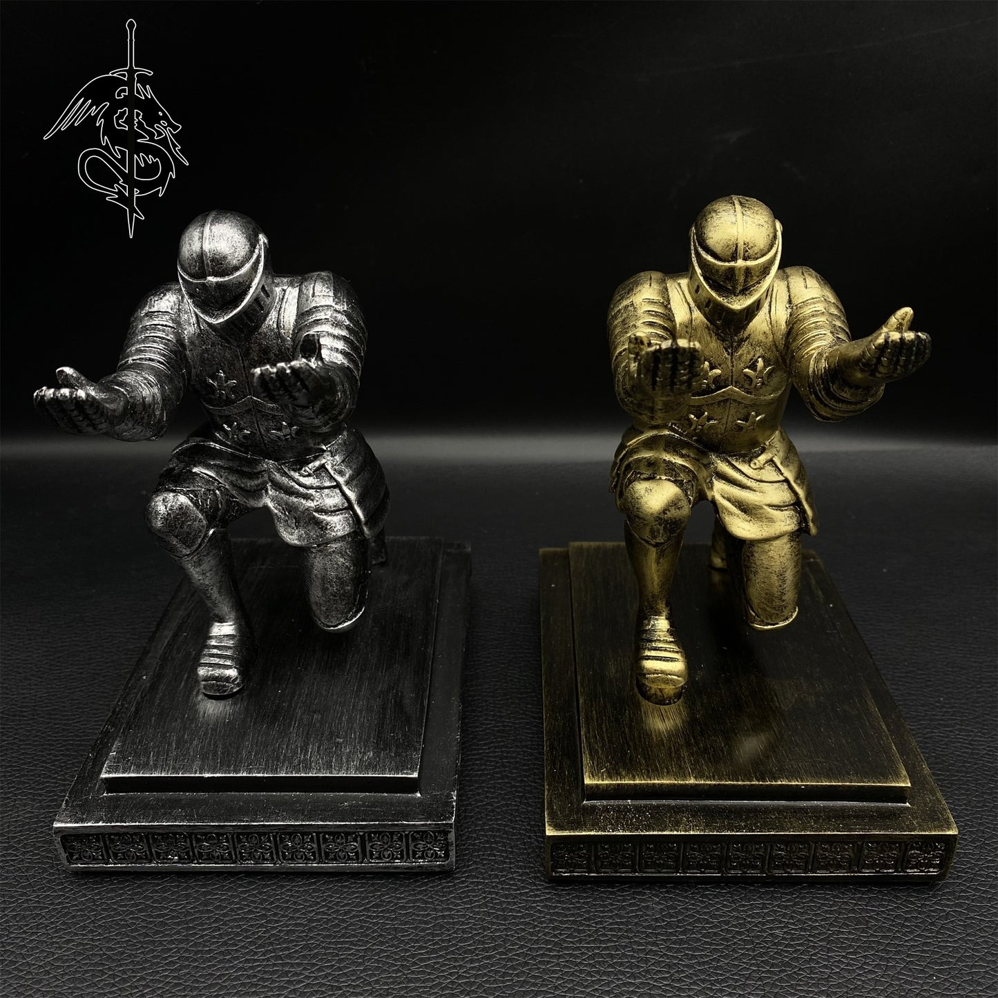 Middle Age Knight Display Stand Luxury Pen Display Holder