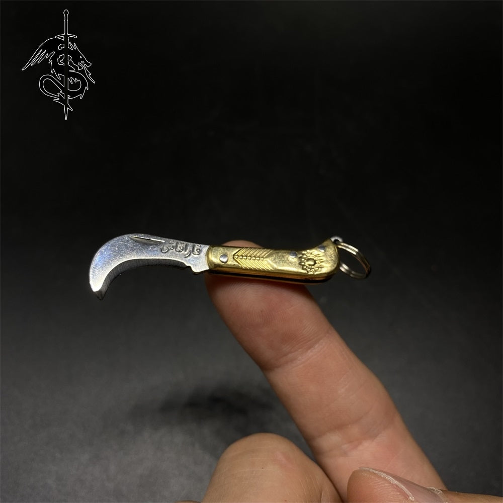 Mini Brass Handle EDC Tool Knife