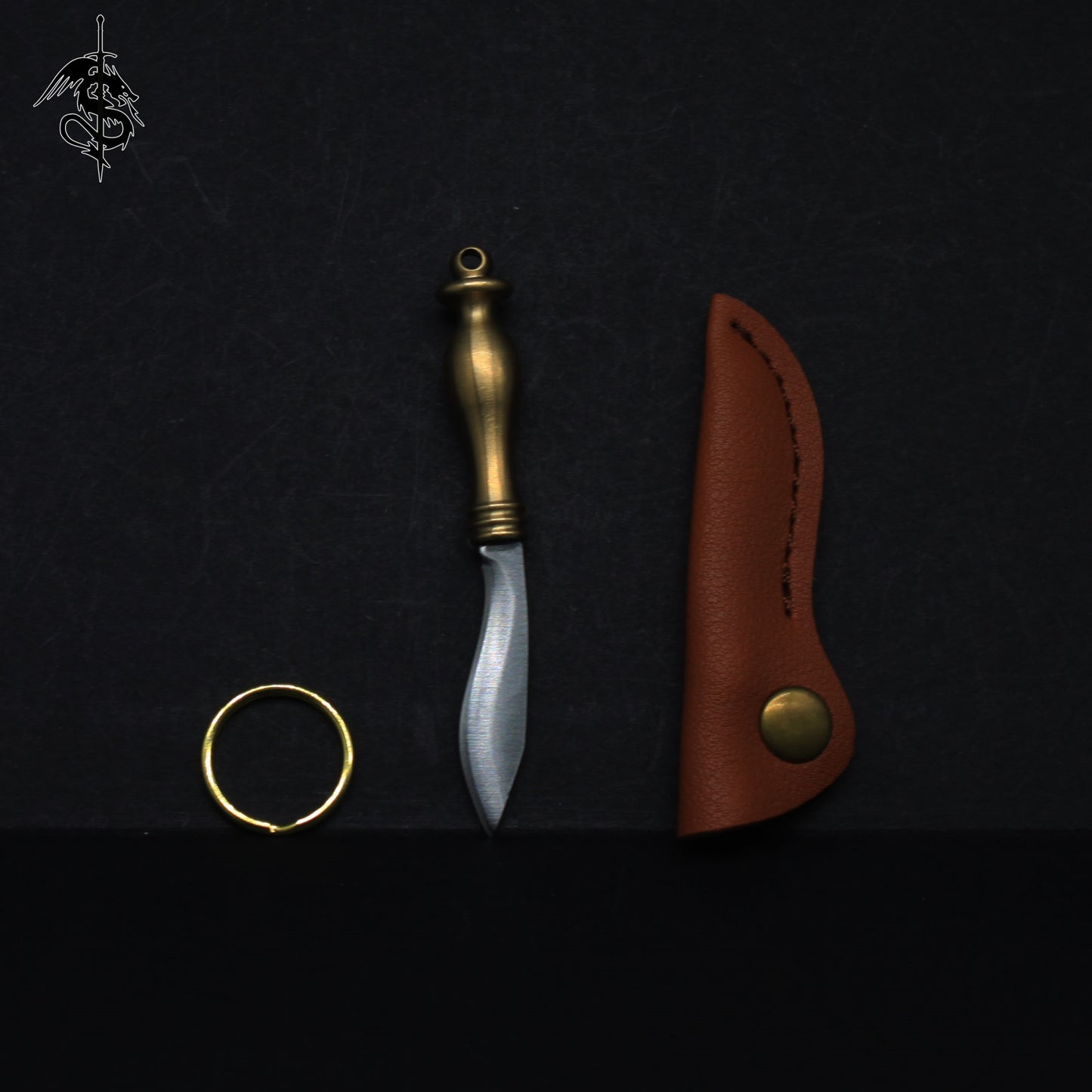 Brass Handle EDC Mini Nepal Pocket Knife