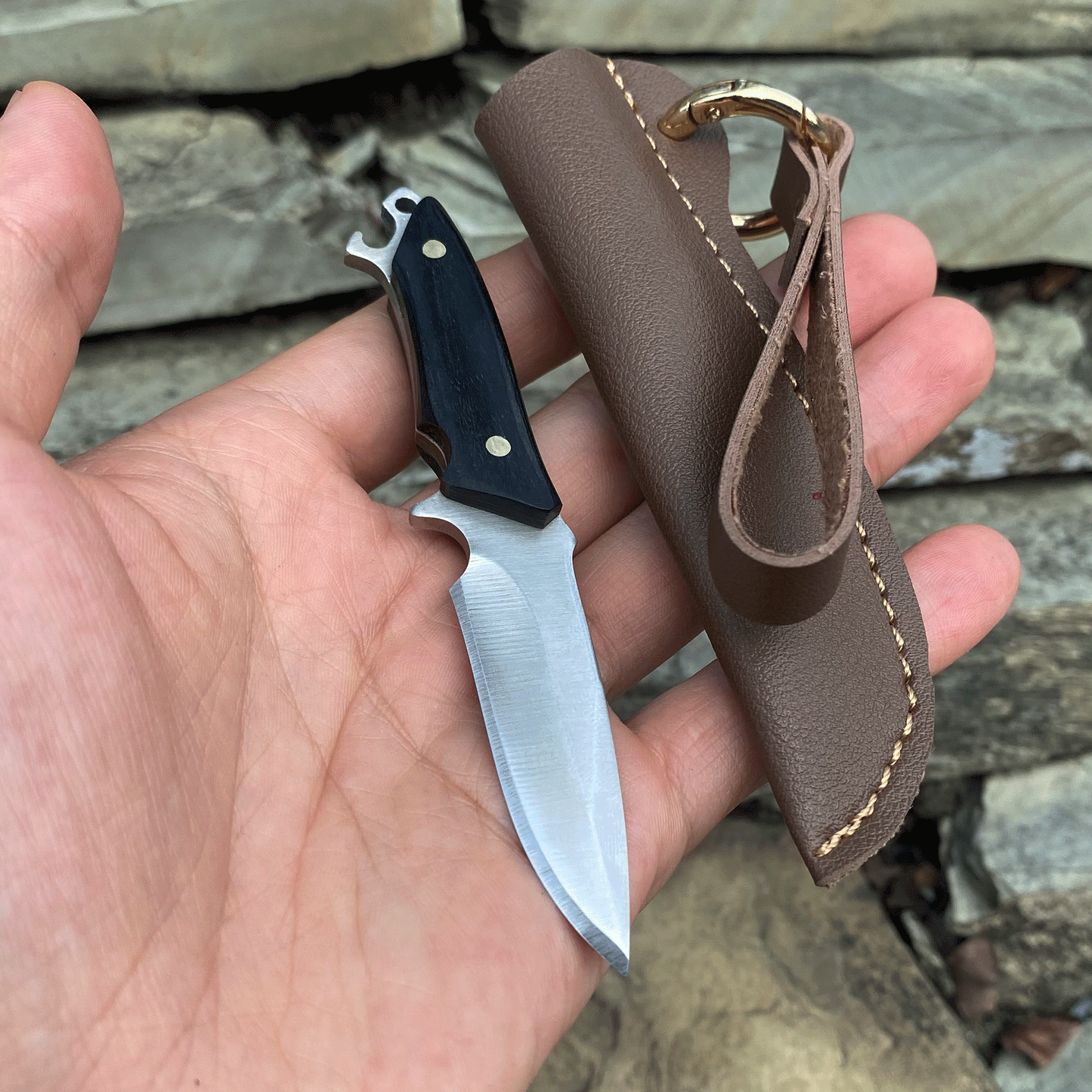 High-End Tiny Outdoor Tool EDC Knife With Sheath