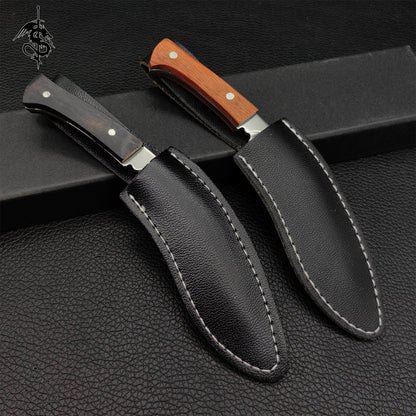 Mini Nepal Wooden Handle Unboxing Knife EDC Tool Knife 2 In 1 Pack