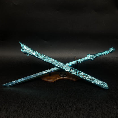 Kylin Zhang Cloud - Interspersed Shadow Sword Metal Mini Replica