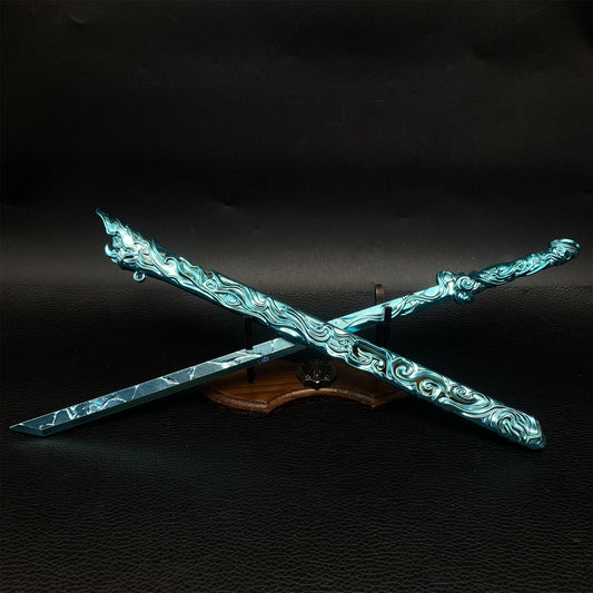 Kylin Zhang Cloud - Interspersed Shadow Sword Metal Mini Replica