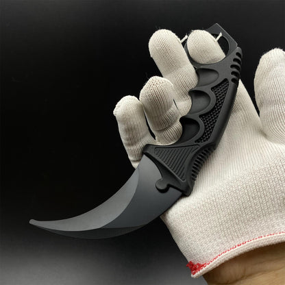 CS2 Game Karambit Night Skin Replica Dull Blade Trainer Knife For Display Collectible Model