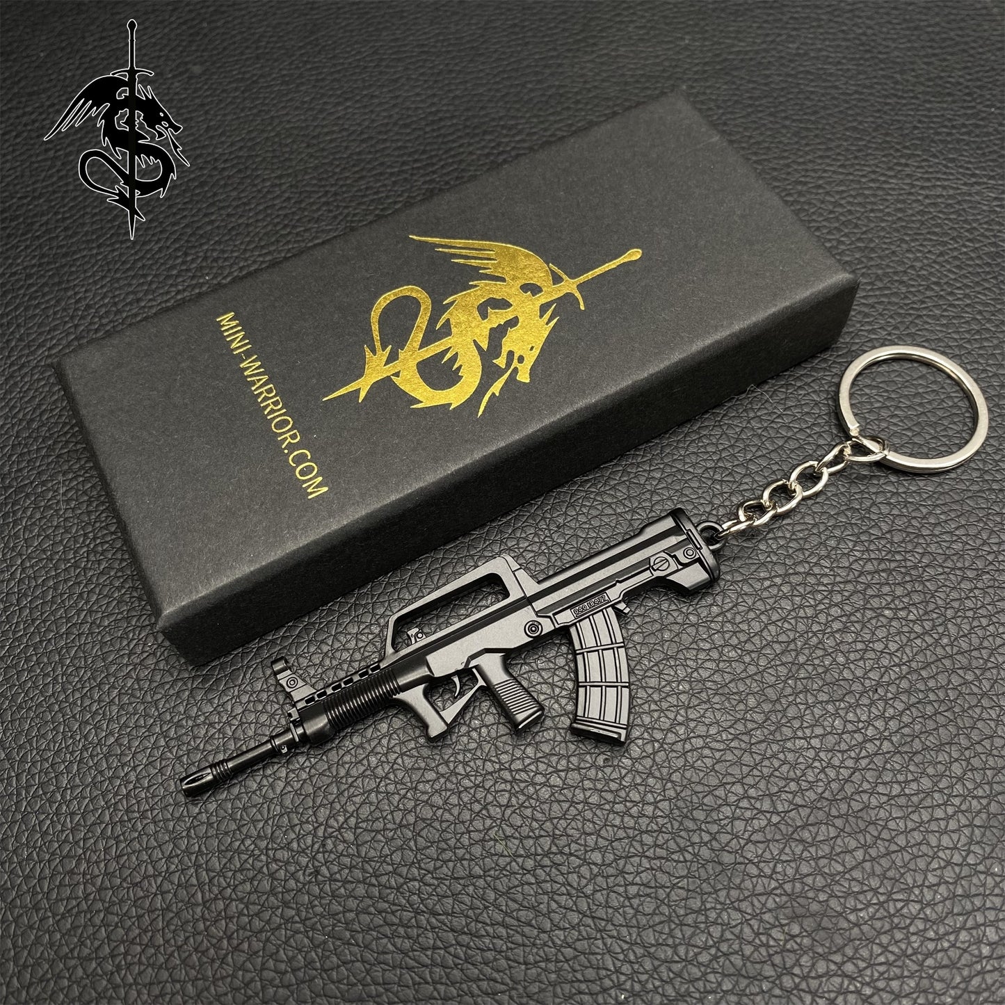 Chinese QBZ95 Mini Gun Keychain Metal Pendant