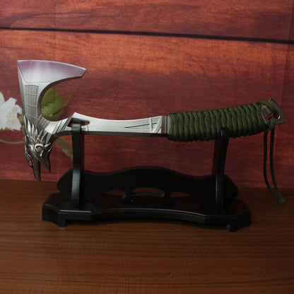 Metal Bloodhound Heirloom Raven Bite Axe Blunt Blade Replica 30CM/11.8"