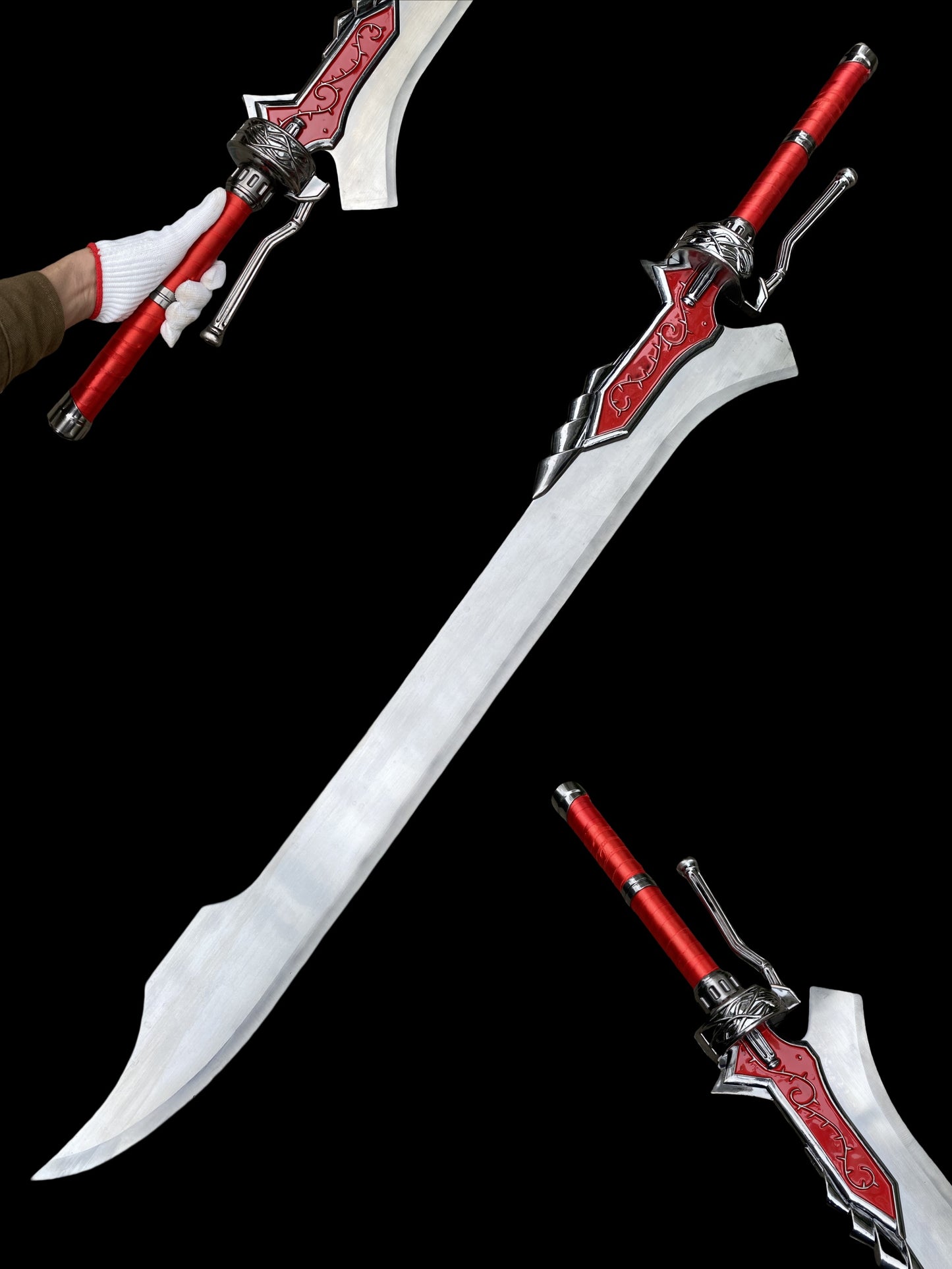 Nero Red Queen Sword Metal Life Size Replica