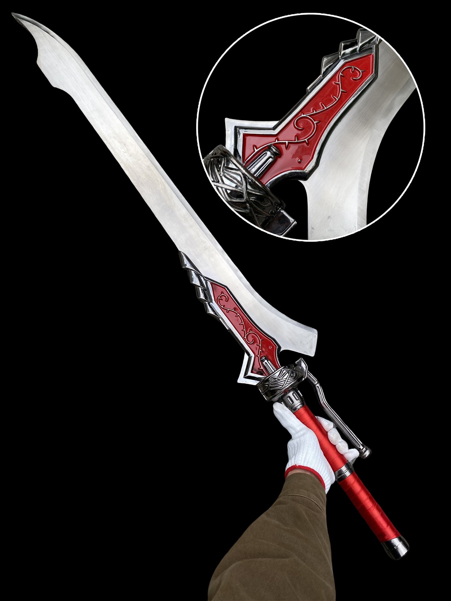 Nero Red Queen Sword Metal Life Size Replica