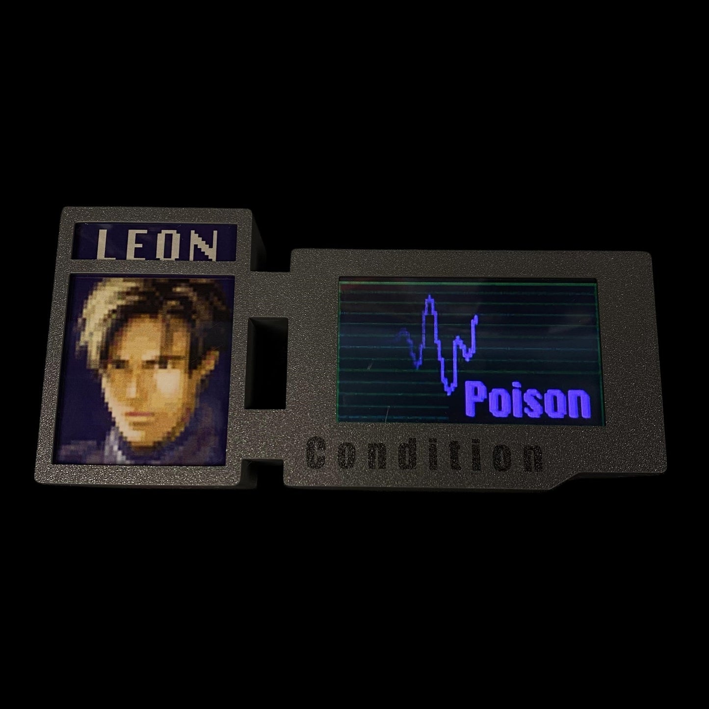 Customized 3D Printed RE Game Character Leon Ada Clarie Chris Hunk Status Screen Bar