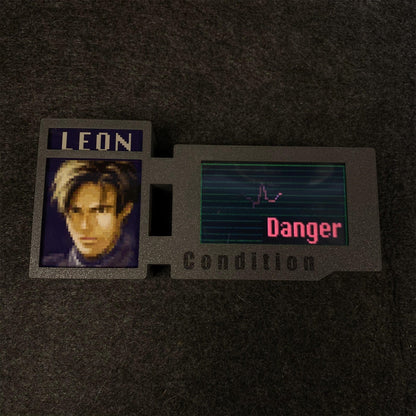 Customized 3D Printed RE Game Character Leon Ada Clarie Chris Hunk Status Screen Bar