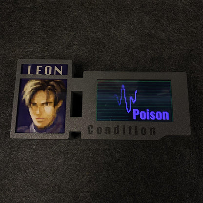 Customized 3D Printed RE Game Character Leon Ada Clarie Chris Hunk Status Screen Bar