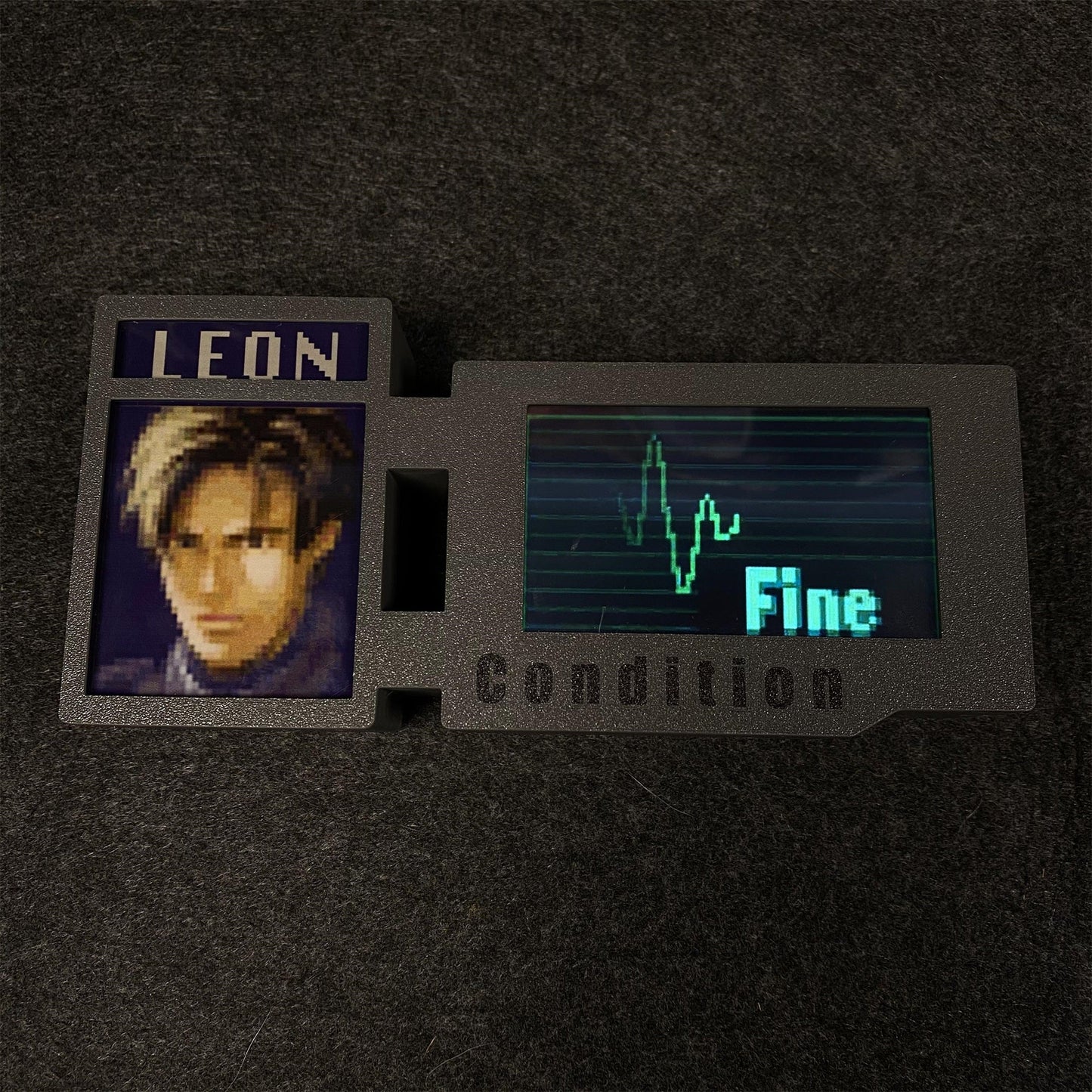 Customized 3D Printed RE Game Character Leon Ada Clarie Chris Hunk Status Screen Bar