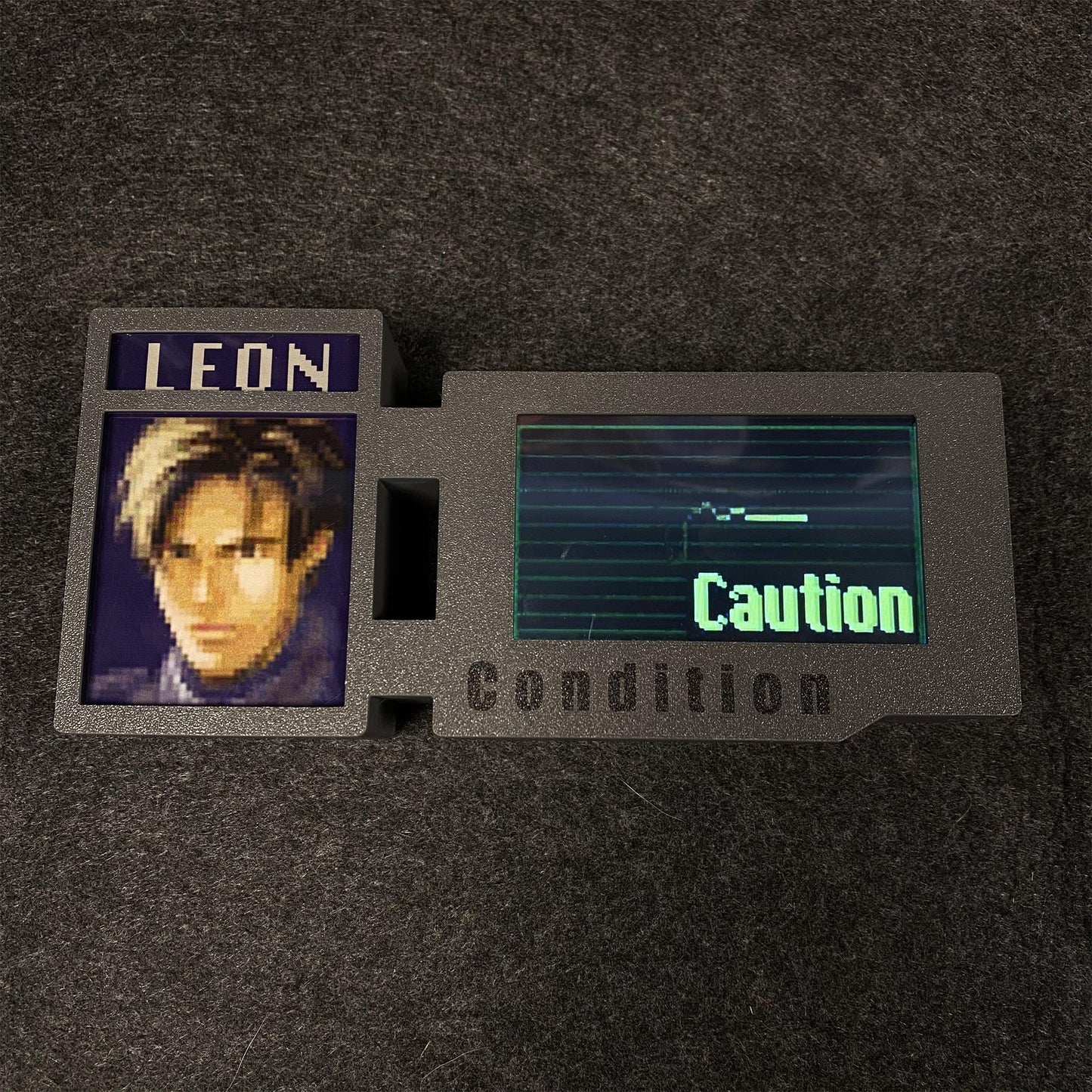 Customized 3D Printed RE Game Character Leon Ada Clarie Chris Hunk Status Screen Bar