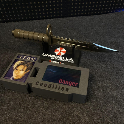 Customized 3D Printed RE Game Character Leon Ada Clarie Chris Hunk Status Screen Bar