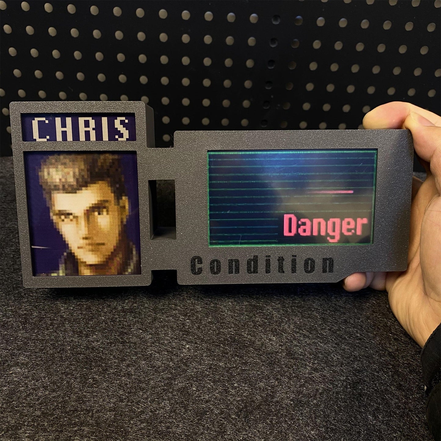 Customized 3D Printed RE Game Character Leon Ada Clarie Chris Hunk Status Screen Bar