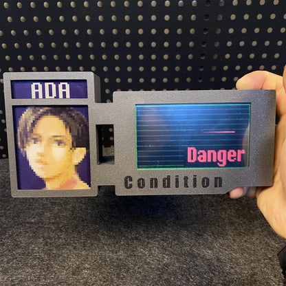 Customized 3D Printed RE Game Character Leon Ada Clarie Chris Hunk Status Screen Bar