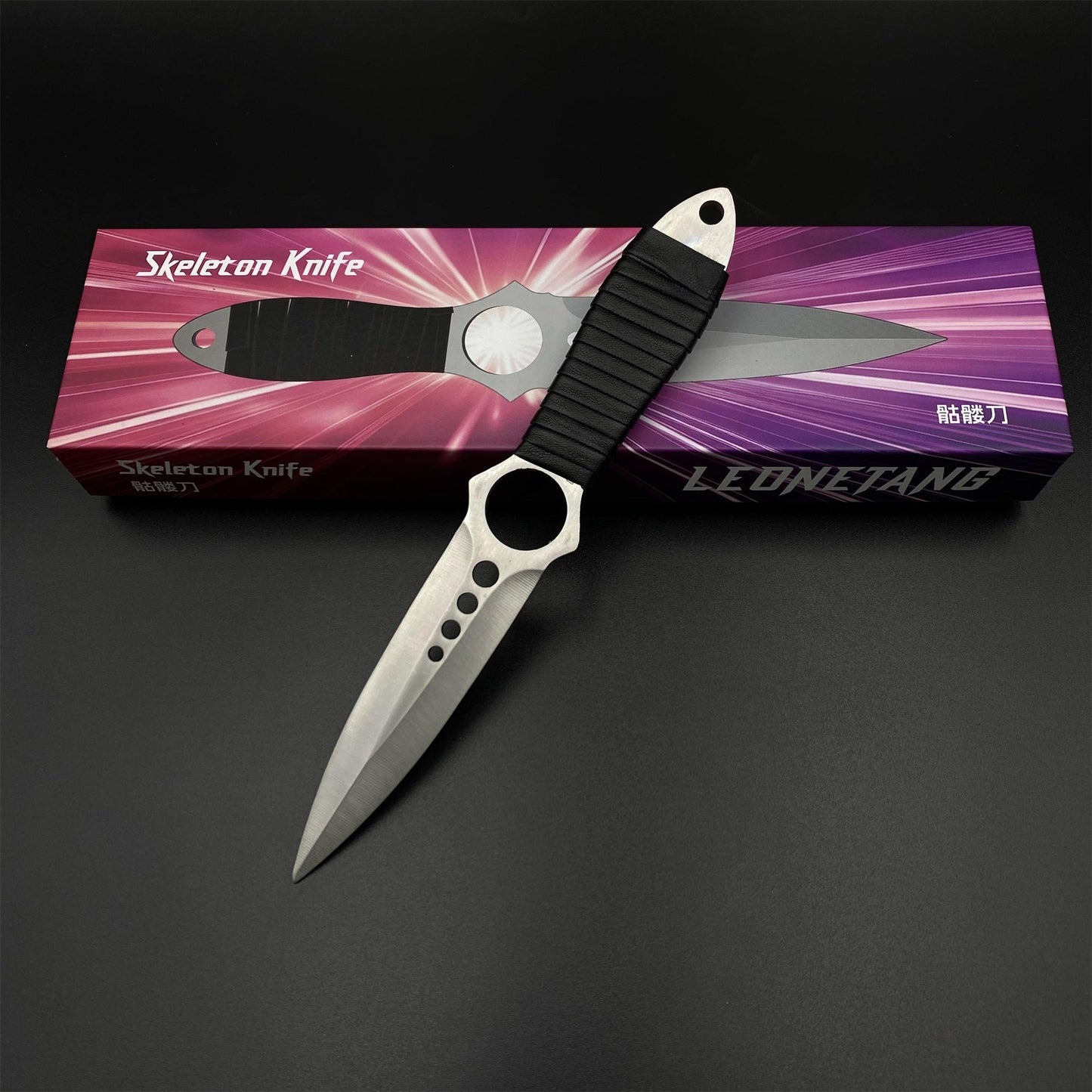 420 Stainless Steel Replica CS2 Classical Orignal Skin Skeleton Knife Blunt Blade 22CM/8.7"