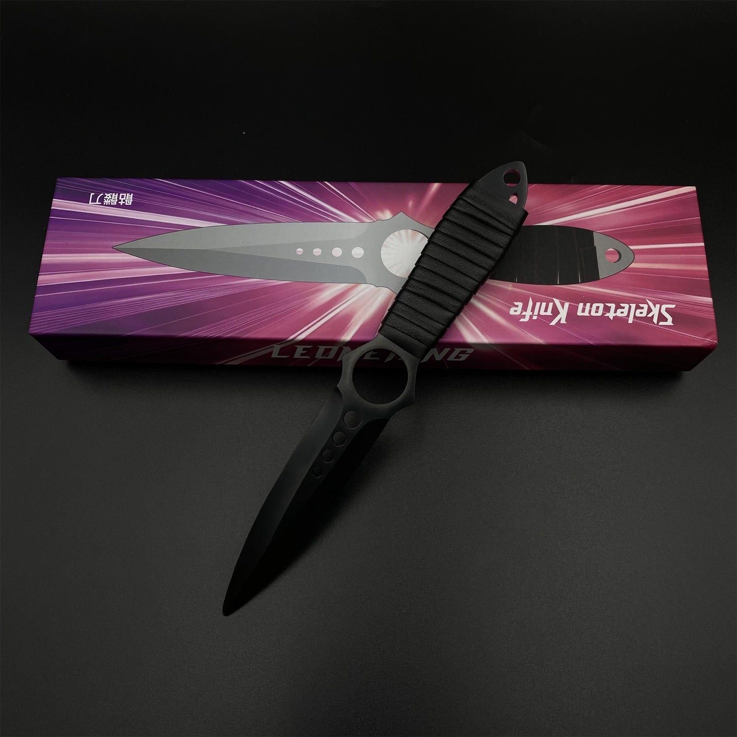 420 Steel Replica CS2 Black Shadow Dagger Model For Game Collection