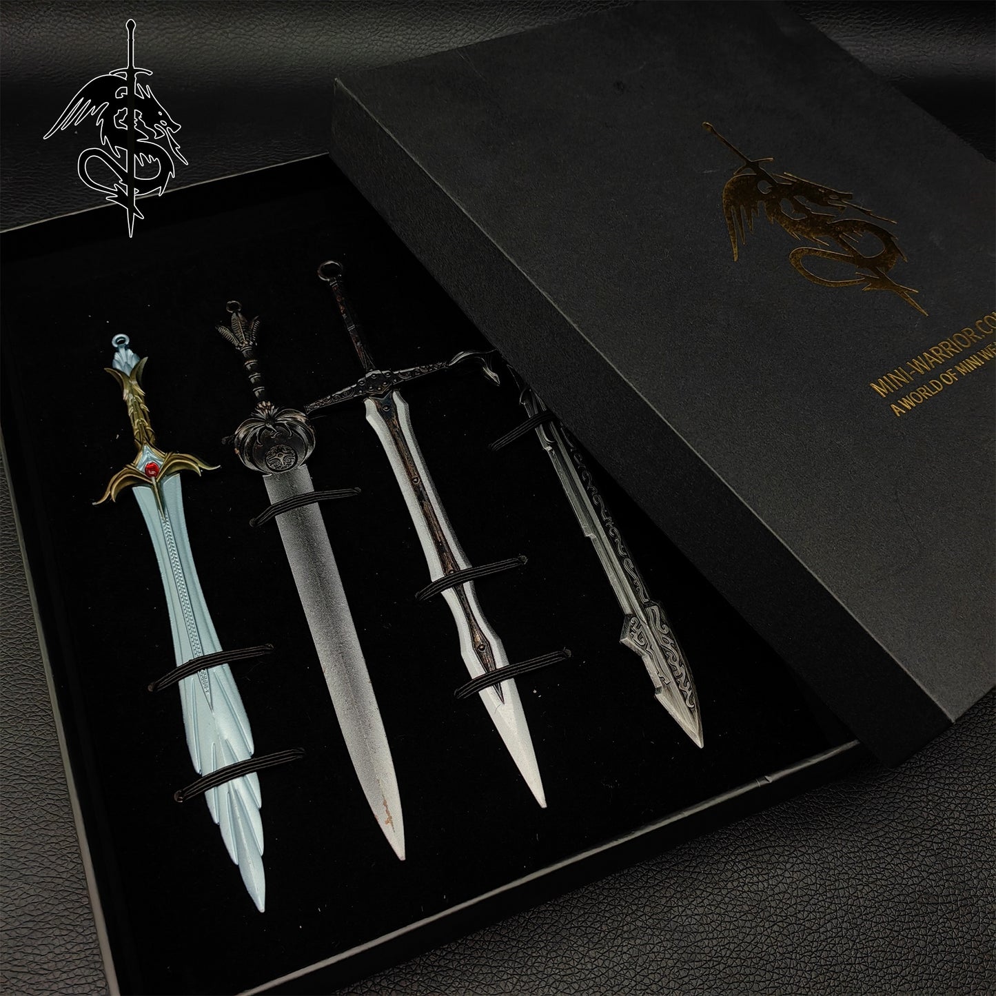 Top Skyrim Special Swords Miniature 4 In 1 Gift Box 