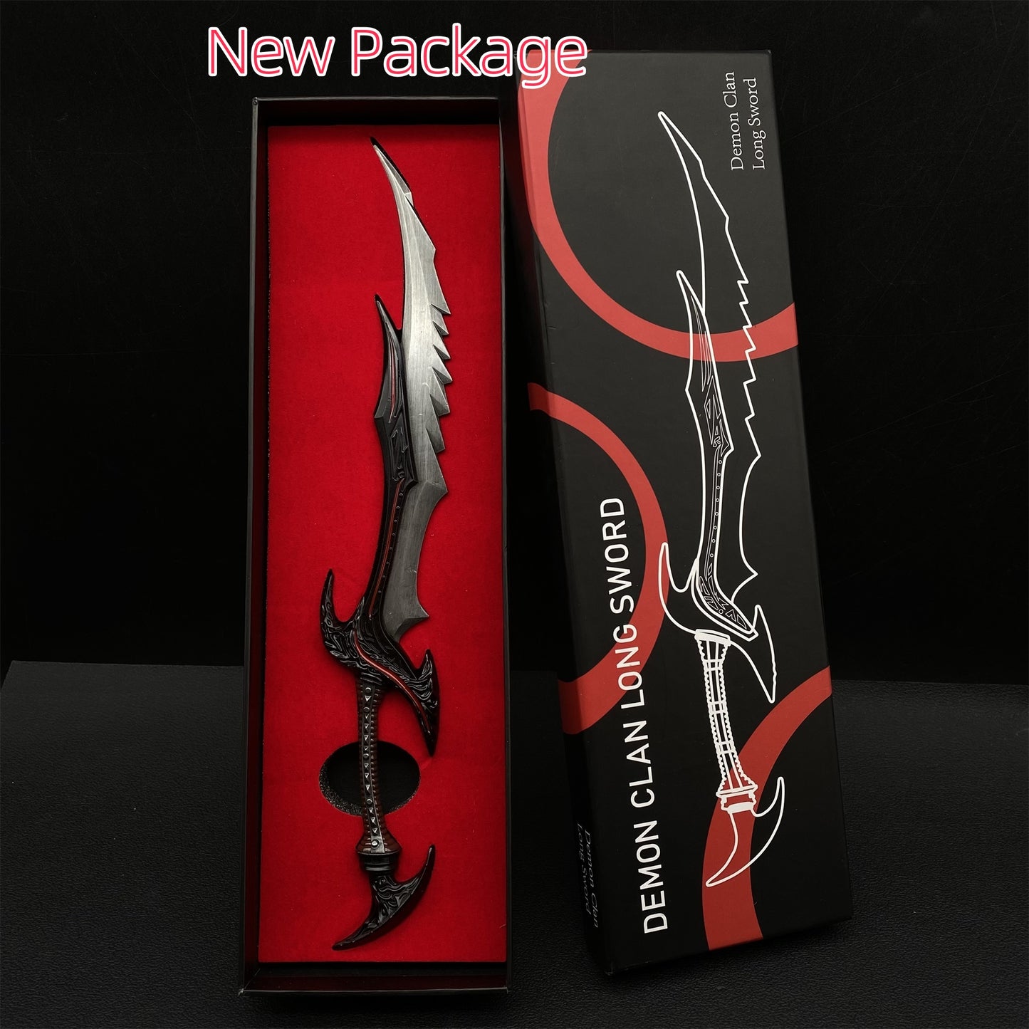 Daedric Steel Dragonbone Weapon Metal Replica Collection