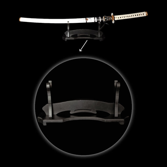 Large Size Wooden Stand Life-Siae Katana And Sword Display Holder