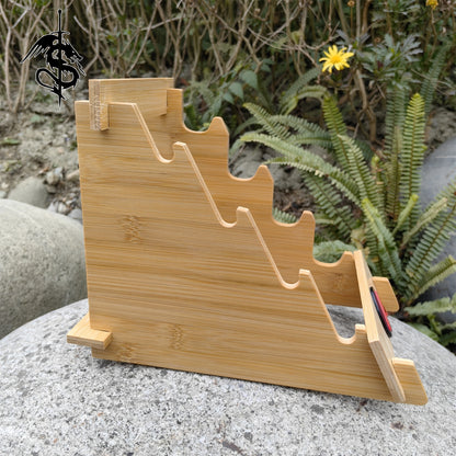 Bamboo Wood 4-layer Heirloom Display Holder