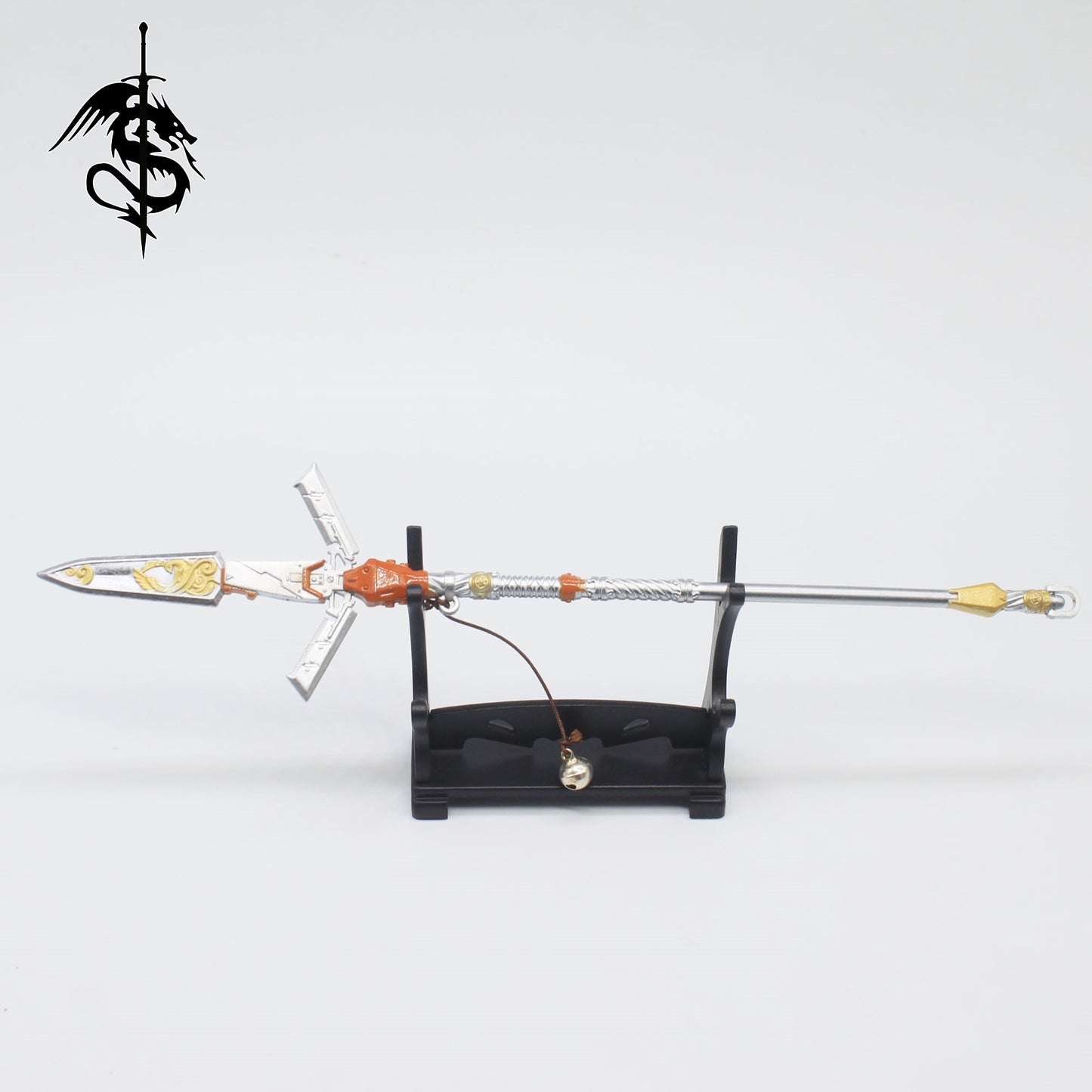 9PCS Katana Sword Miniature Display Holder Tiny Weapon Stand