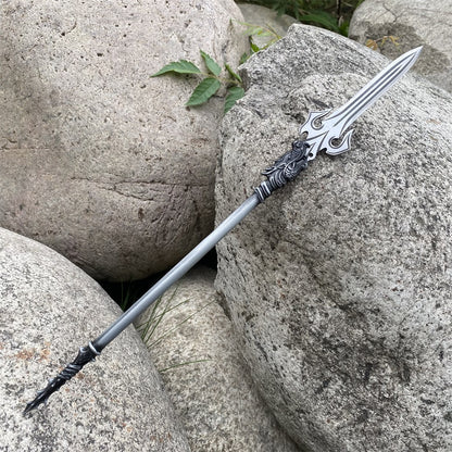 Hand-Forged ZhaoYun Spear Tiger General Zhaoyu Spike Miniature 36CM/14.2"