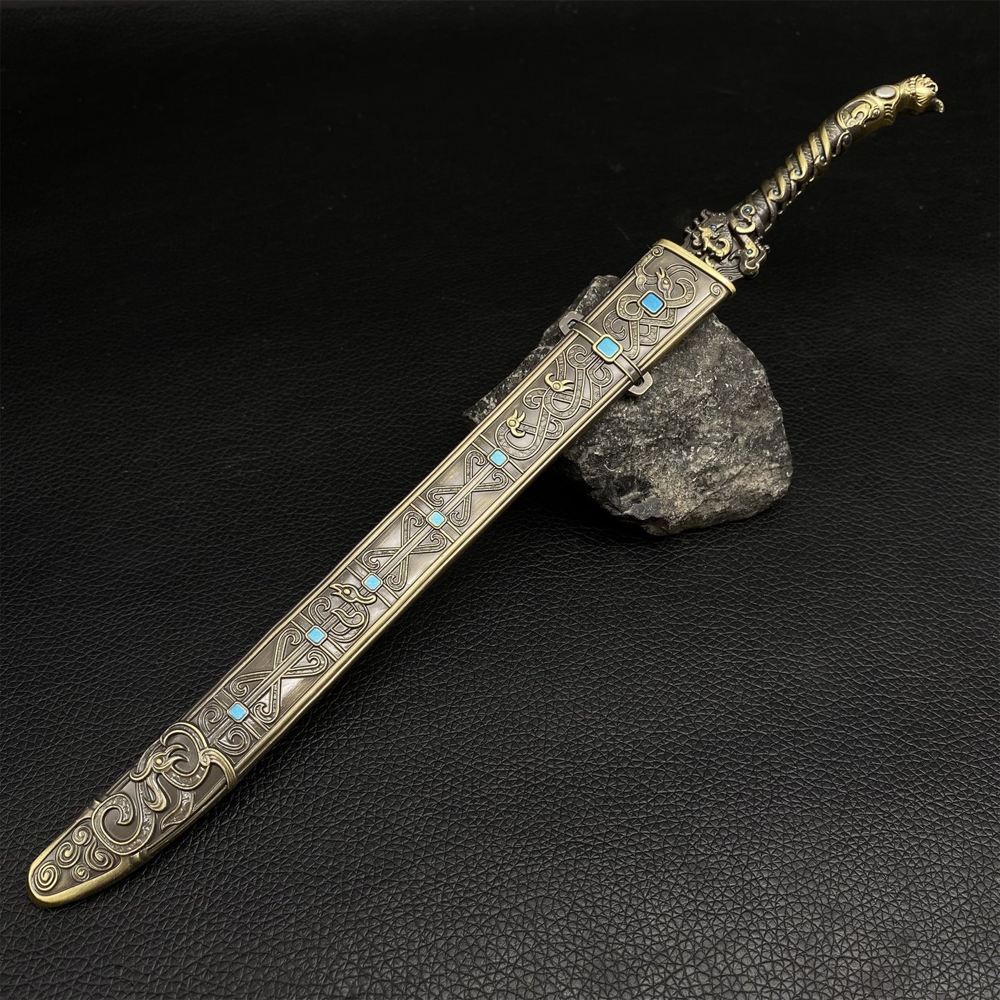Chinese Ancient Mythology Deng Chanyu Sword Metal Replica
