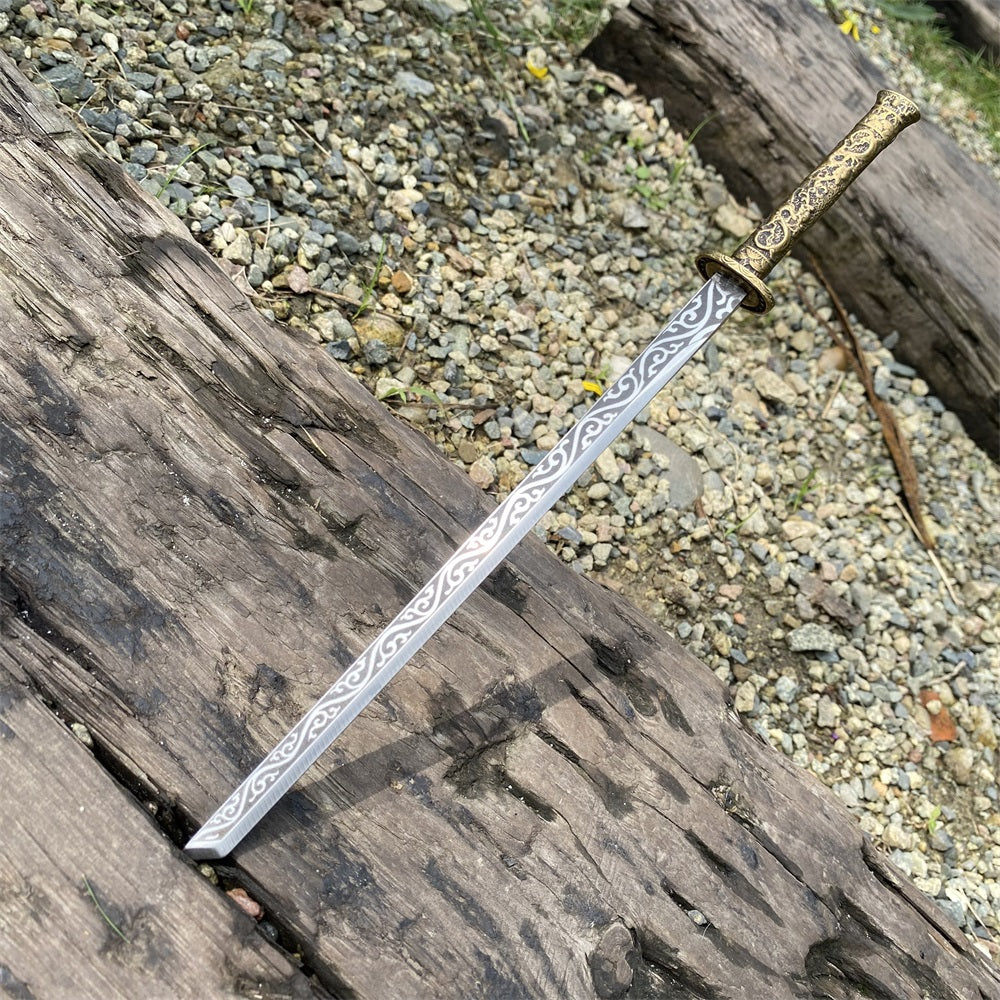Hand-Forged Tang Sword Classic Tiny Sword Miniature