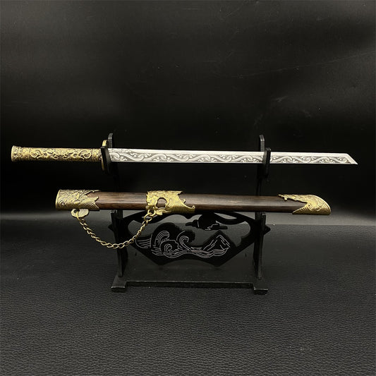 Hand-Forged Steel Mini Tang Sword 27cm/10.6"