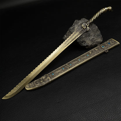 Chinese Ancient Mythology Deng Chanyu Sword Metal Replica