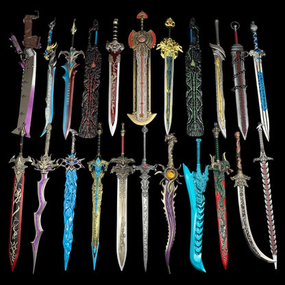 Exquisite Eastern Fantasy Broadsword Metal Crafts For Display