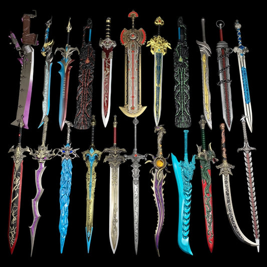 Exquisite Tiny Sword Metal Replica Collection Arts