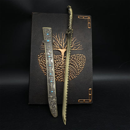Chinese Ancient Mythology Deng Chanyu Sword Metal Replica