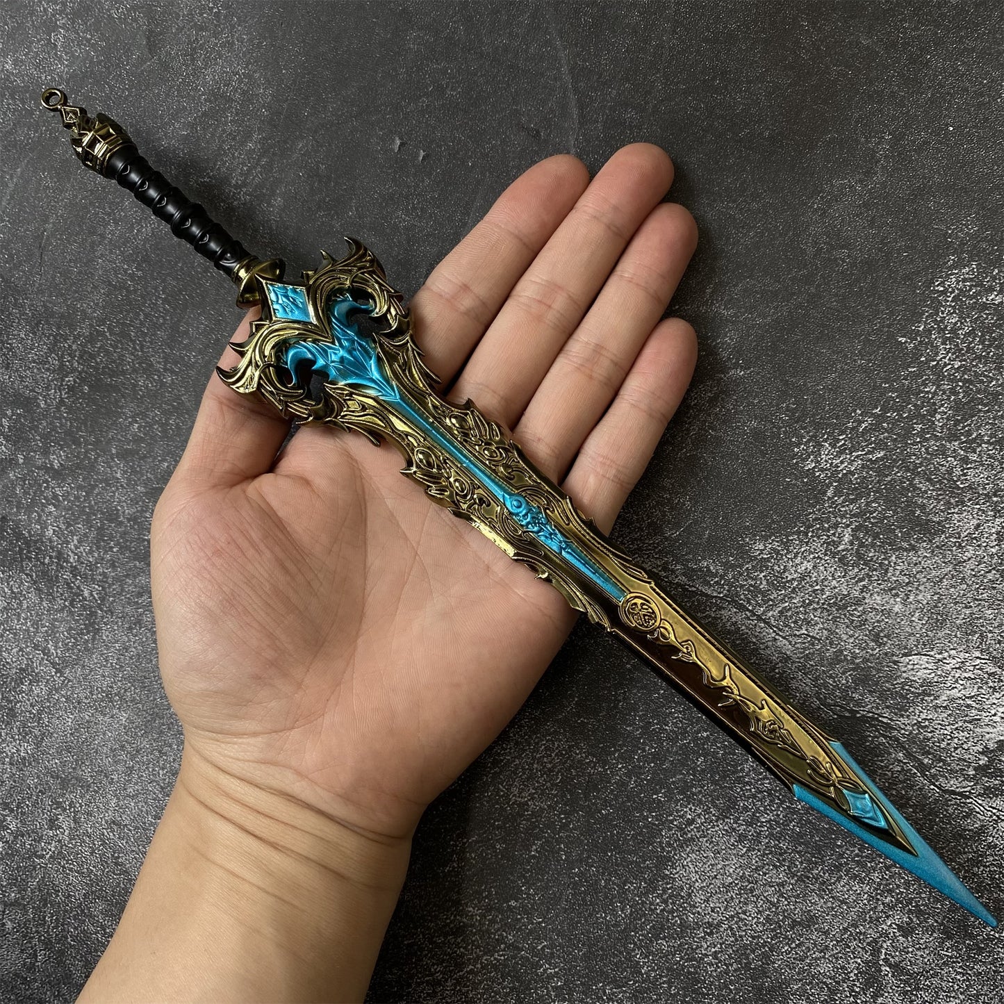 Film Peripheral Mini Green Cloud Sword Metal Replica