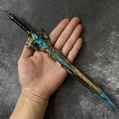 Film Peripheral Mini Green Cloud Sword Metal Replica