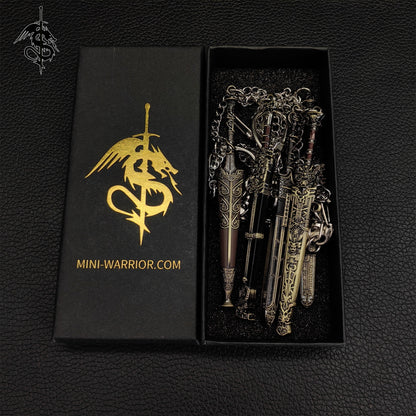 The Investiture of The Gods Mini Swords keychain 5 In 1 Pack