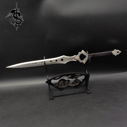 Handmade Steel Atlantis Trident Ebony Axe Infinity Sword Collection