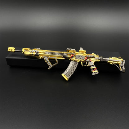 DF Tenglong – Colden Plated Weather Induction Assault Rifle Metal Miniature