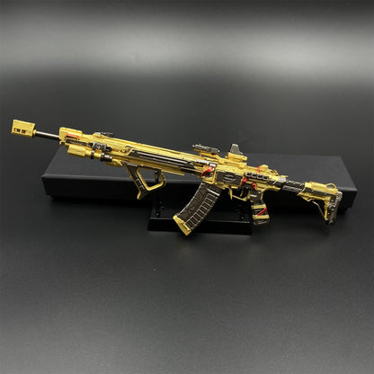 DF Tenglong – Colden Plated Weather Induction Assault Rifle Metal Miniature
