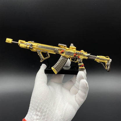 DF Tenglong – Colden Plated Weather Induction Assault Rifle Metal Miniature