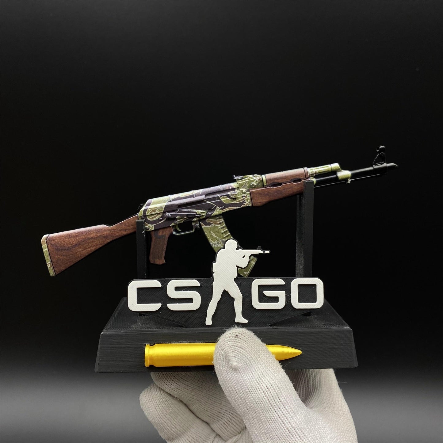 Tiny CSGO AK47 Miniature Jaguar Neon Revolution Ice Coaled B the Monster Gold Arabesque Crane Flight