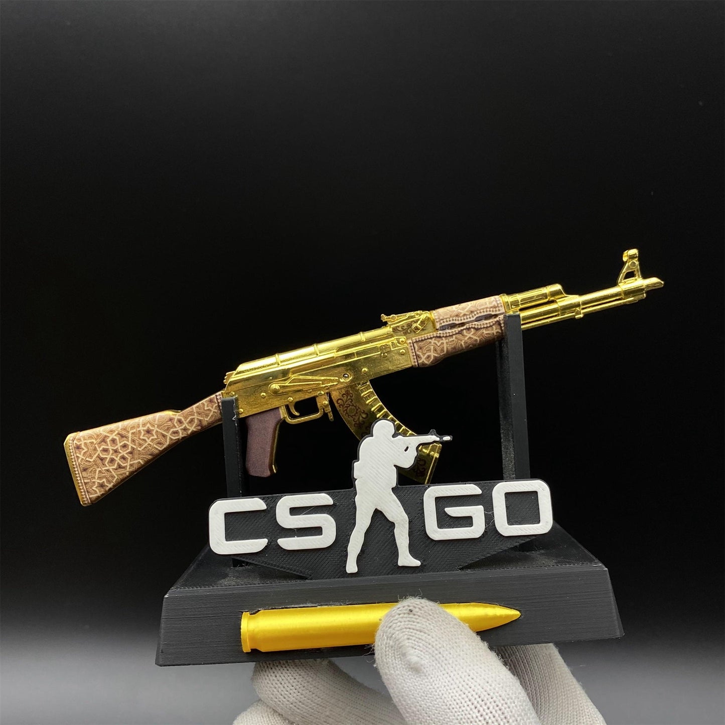 Tiny CSGO AK47 Miniature Jaguar Neon Revolution Ice Coaled B the Monster Gold Arabesque Crane Flight