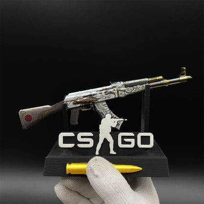 Tiny CSGO AK47 Miniature Jaguar Neon Revolution Ice Coaled B the Monster Gold Arabesque Crane Flight